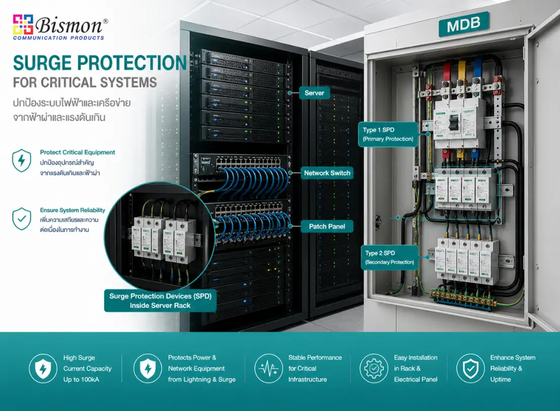 คู่มือเลือก Surge Protection (SPD) ครบทุกระบบ